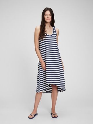 Linen Cotton Hi-Low Tank Dress | Gap (US)