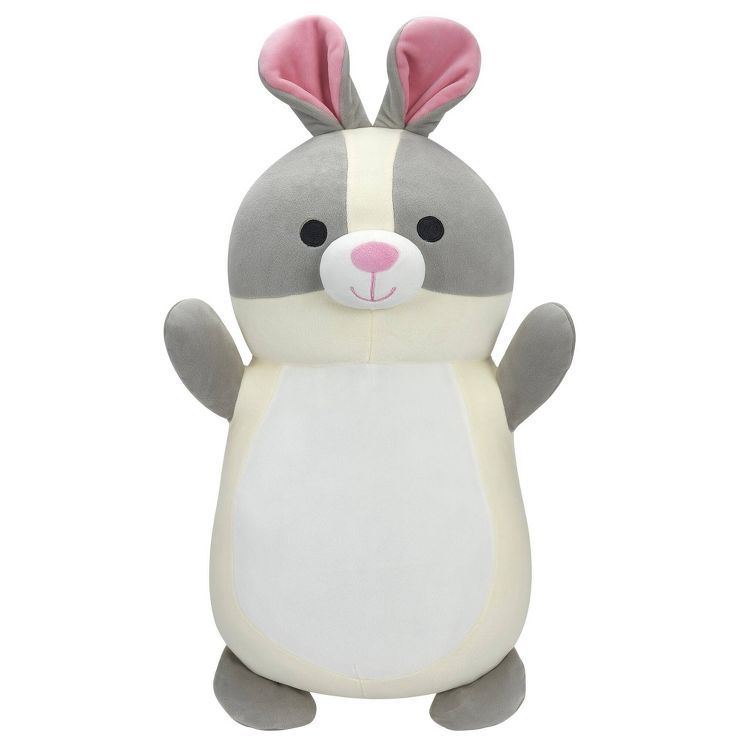 Squishmallows HugMees 18" Lorita the Gray and White Bunny Plush Toy | Target