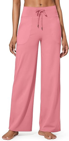 G4Free Wide Leg Pants for Women Yoga Pants High Waist Sweatpants with Pockets Stretch Lounge Pant... | Amazon (US)