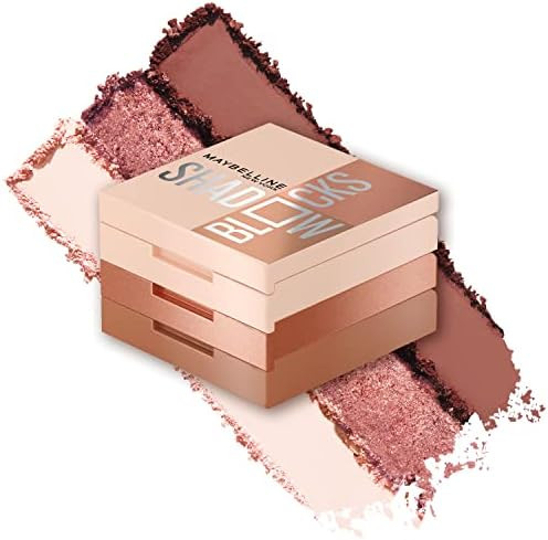 Amazon.com: Maybelline Shadow Blocks Shadow Blocks Eyeshadow Palette, Stacked Eye Shadow Trio, No... | Amazon (US)