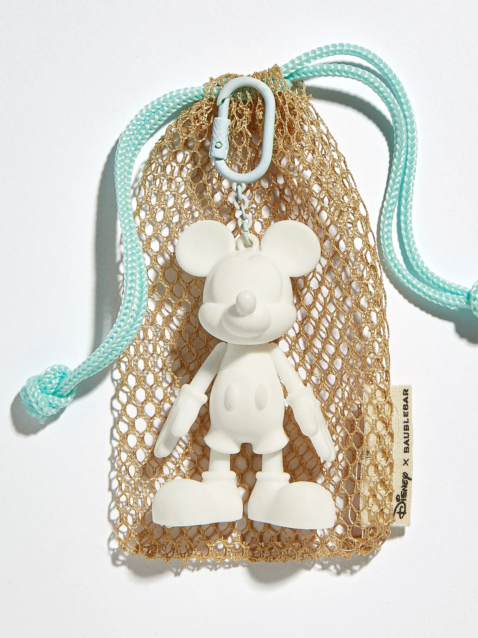 Sport Edition Mickey Mouse Disney Bag Charm - White | BaubleBar (US)