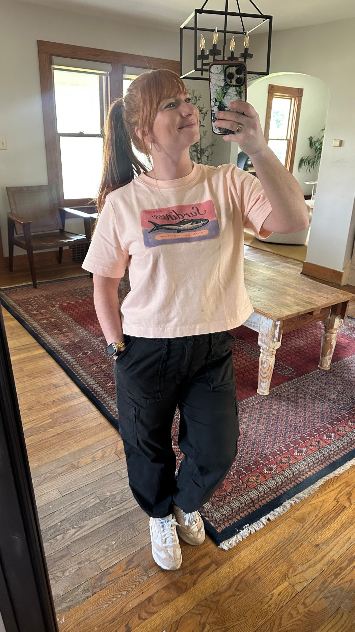 My shirt is on sale!! 🐟Not going to lie, I have been living in these pants. They are so comfortable and cute! If they can withstand a Molly DIY, you know they are a winner. Also, how adorable is this sardine shirt?! I won’t tell you that I stained it almost immediately…

#LTKWorkwear #LTKActive #LTKSaleAlert