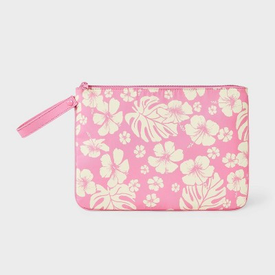 Girls' Floral Wristlet Swim Pouch - art class™ Pink | Target
