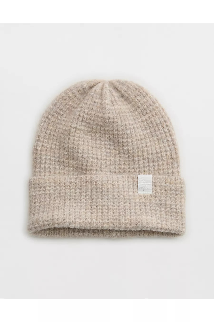 OFFLINE By Aerie Waffle Beanie Women's Heather Fawn One Size | Aerie