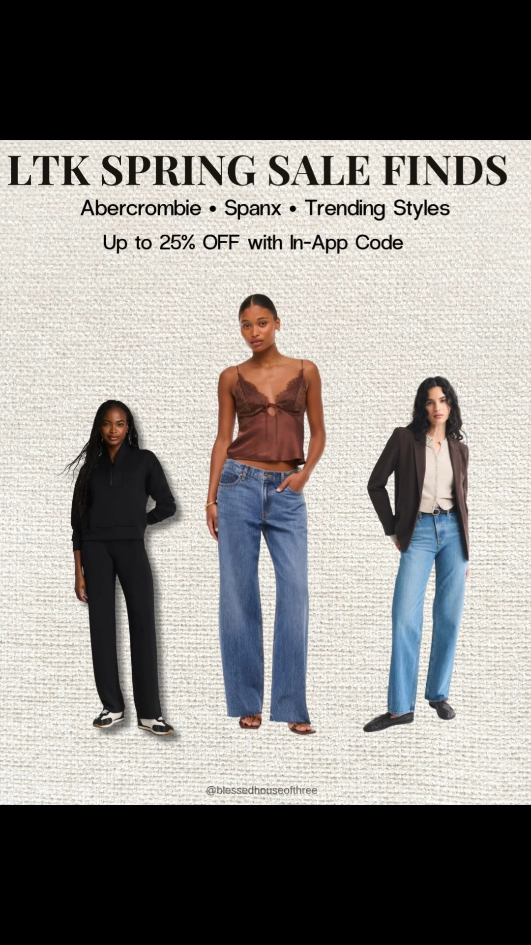 LTK Spring Sale Finds 🤍 Abercrombie & Spanx favorites included in the LTK Spring Sale with up to 25% off using the in-app code. Sharing some of my most loved spring outfits including the Spanx AirEssentials set, Spanx leggings set, Abercrombie wide-leg denim, spring mini dresses, workwear blazers, work outfits, and casual denim outfits that are perfect for spring travel, everyday outfits and elevated casual style. If you’re shopping the LTK Spring Sale these are some of the best Abercrombie and Spanx pieces worth grabbing while the extra discount is live. Follow me on LTK for daily fashion finds, affordable home decor and Amazon favorites.

#LTKSpringSale #LTKSaleAlert #LTKPetite