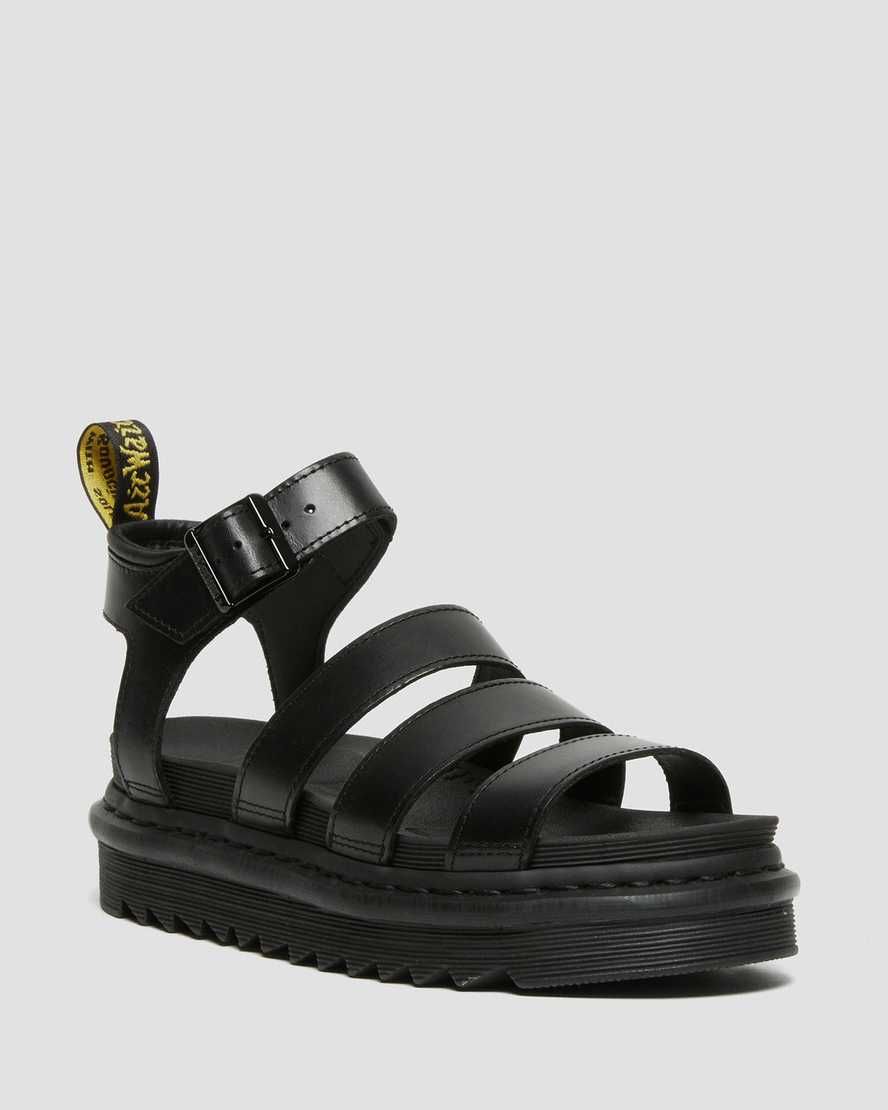 DR MARTENS Blaire Women's Brando Leather Gladiator Sandals | Dr Martens (UK)