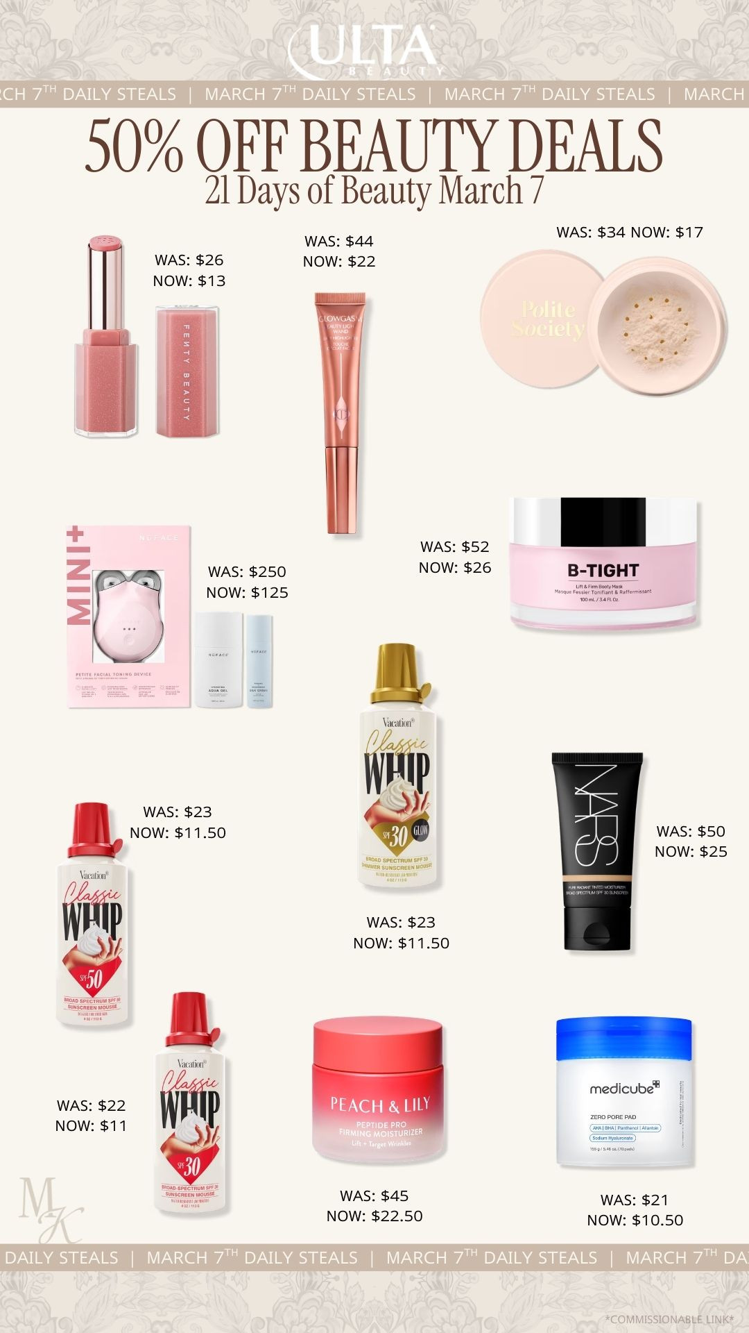 Ulta Beauty sale, Ulta 21 Days of Beauty, 21 Days of Beauty deals, beauty sale 2026, makeup sale, skincare sale, mature skin, hydrating skincare, skincare routine, skincare essentials, beauty, makeup, make up, makeup must haves, everyday makeup routine, full glam makeup, natural makeup look, dewy makeup, long lasting makeup, trending beauty products, hair tools, hair styling tools, hair care routine, frizz control, beauty favorites

#LTKBeauty #LTKselfcare #LTKSaleAlert