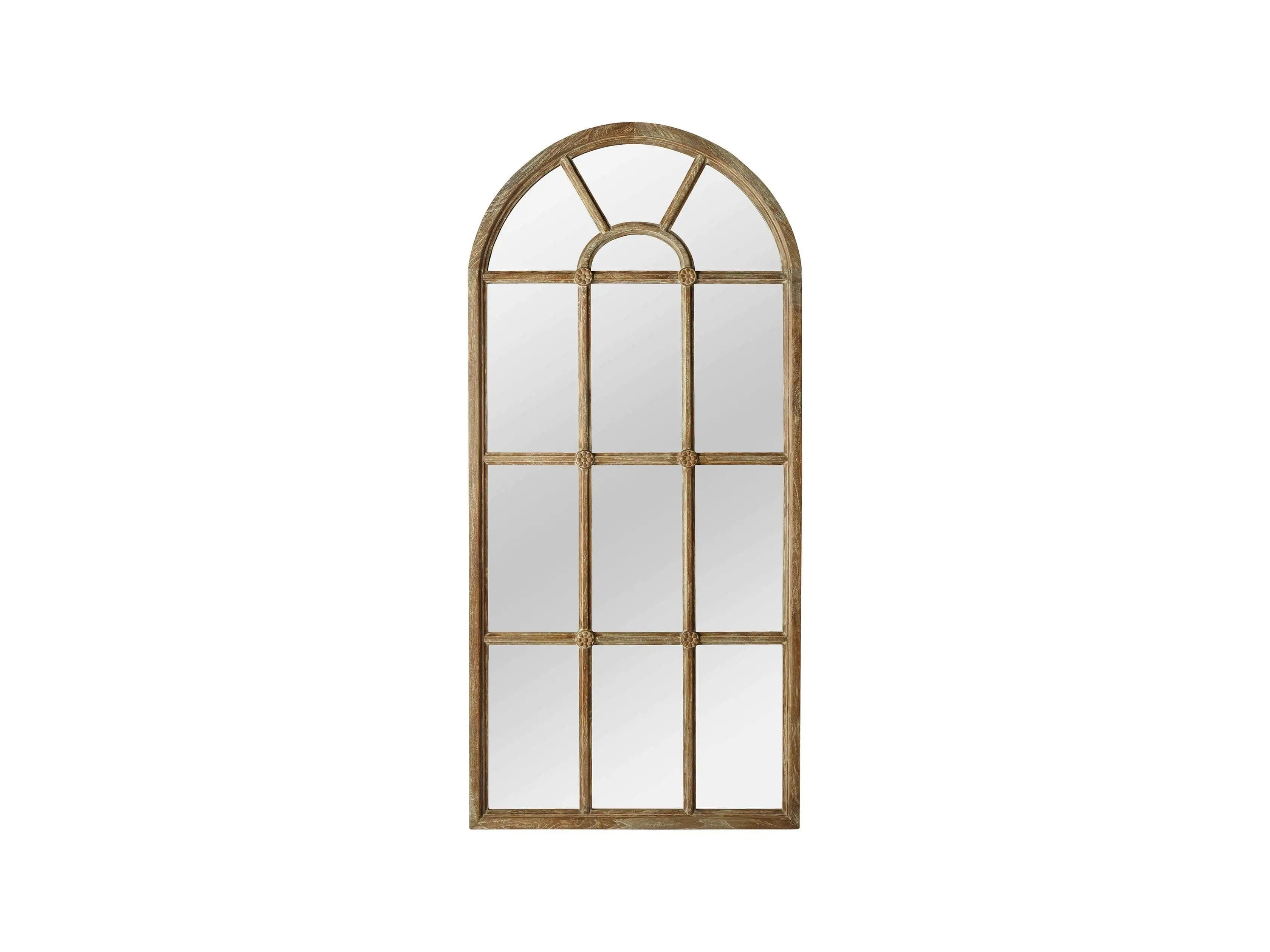 Teak Arched Floor Mirror | Arhaus