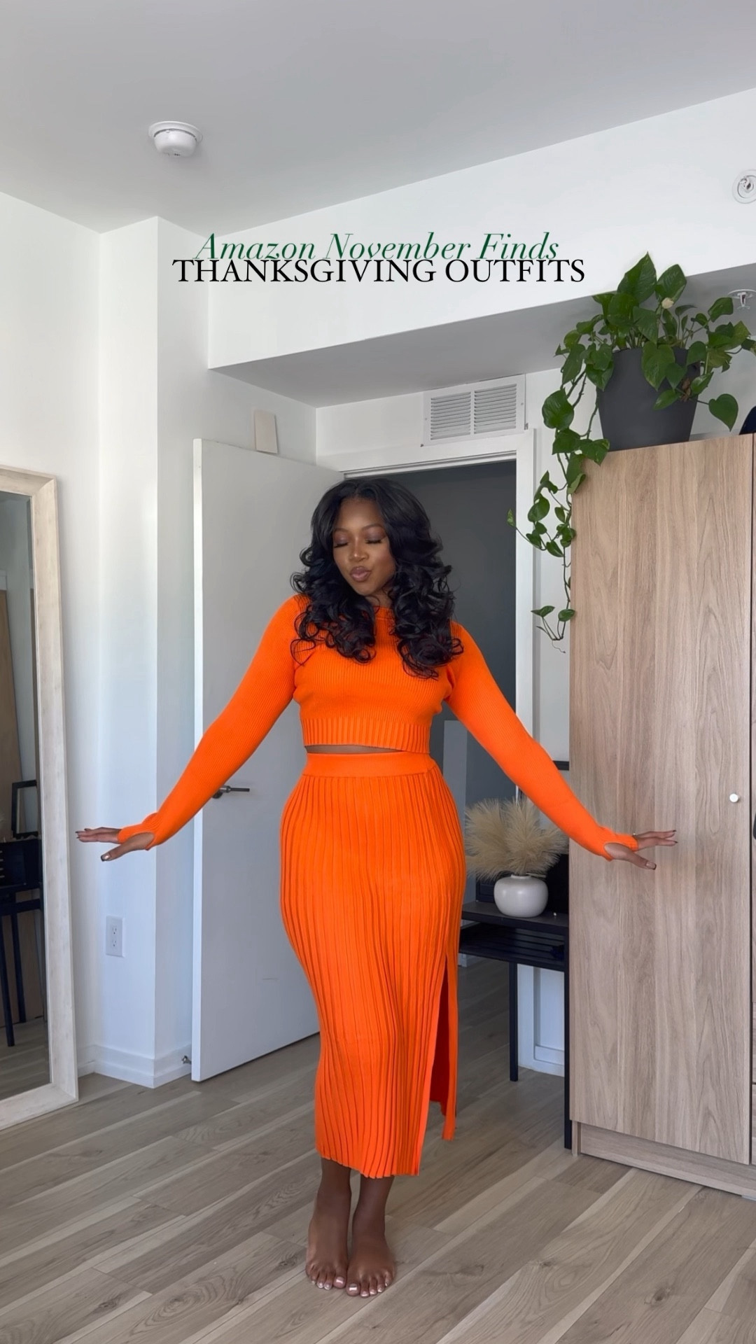 THE PERFECT AMAZON THANKSGIVING OUTFITS! 😍

5’9 | 200 lbs — size reference below
Cream set Large
Orange set medium 
Black dress medium 
Black and caramel dress medium
Green dress medium 
Brown set large 

#LTKHoliday #LTKSeasonal #LTKfindsunder50