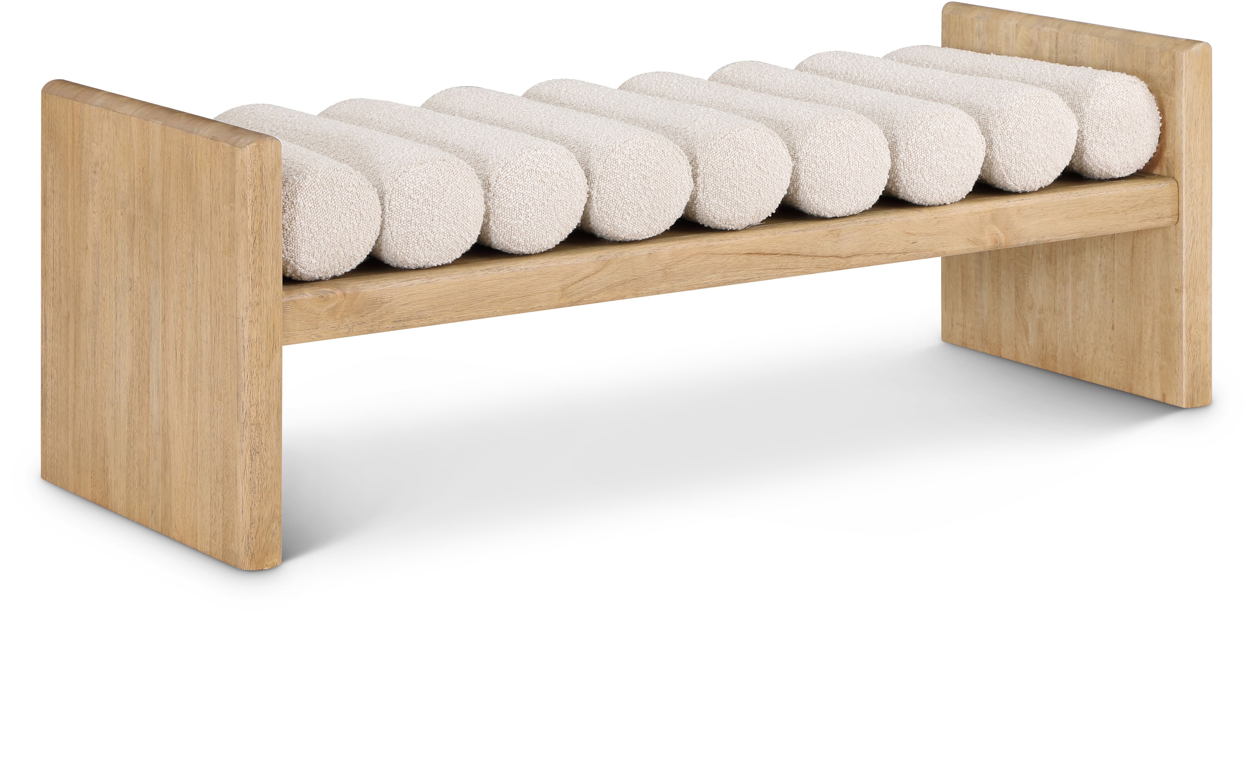 Meridian Furniture Waverly Cream Bench - Walmart.com | Walmart (US)