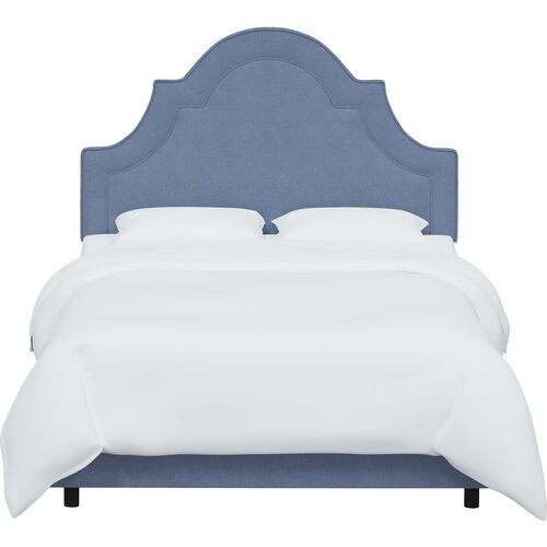 Kennedy Linen Arched Bed | One Kings Lane