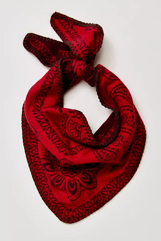 Carmen Knitted Triangle Bandana | Free People (Global - UK&FR Excluded)
