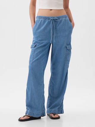 High Rise Cargo Easy Jeans | Gap (US)