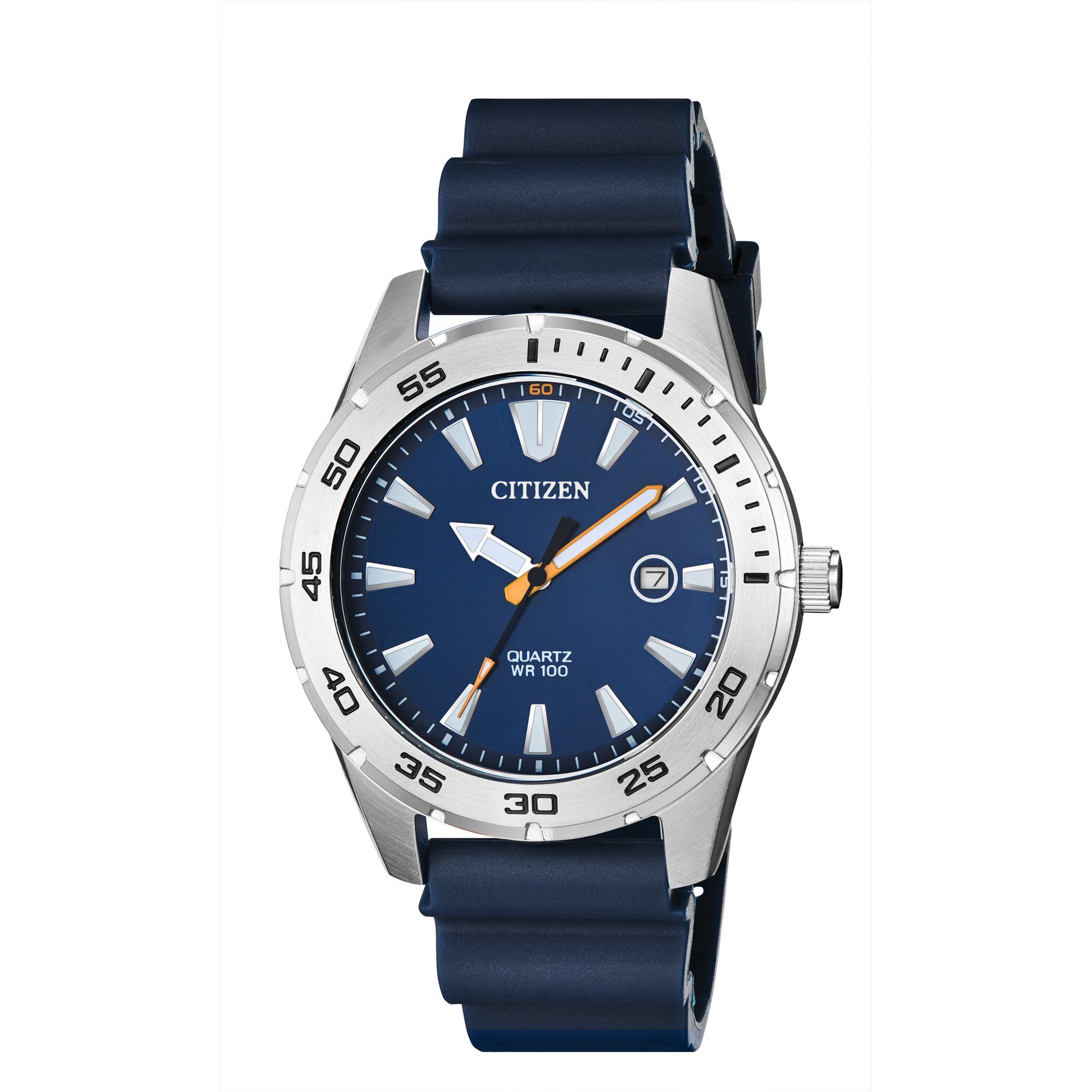 Citizen Men's Dive Style Quartz Blue Strap Watch BI1041-22L | Walmart (US)