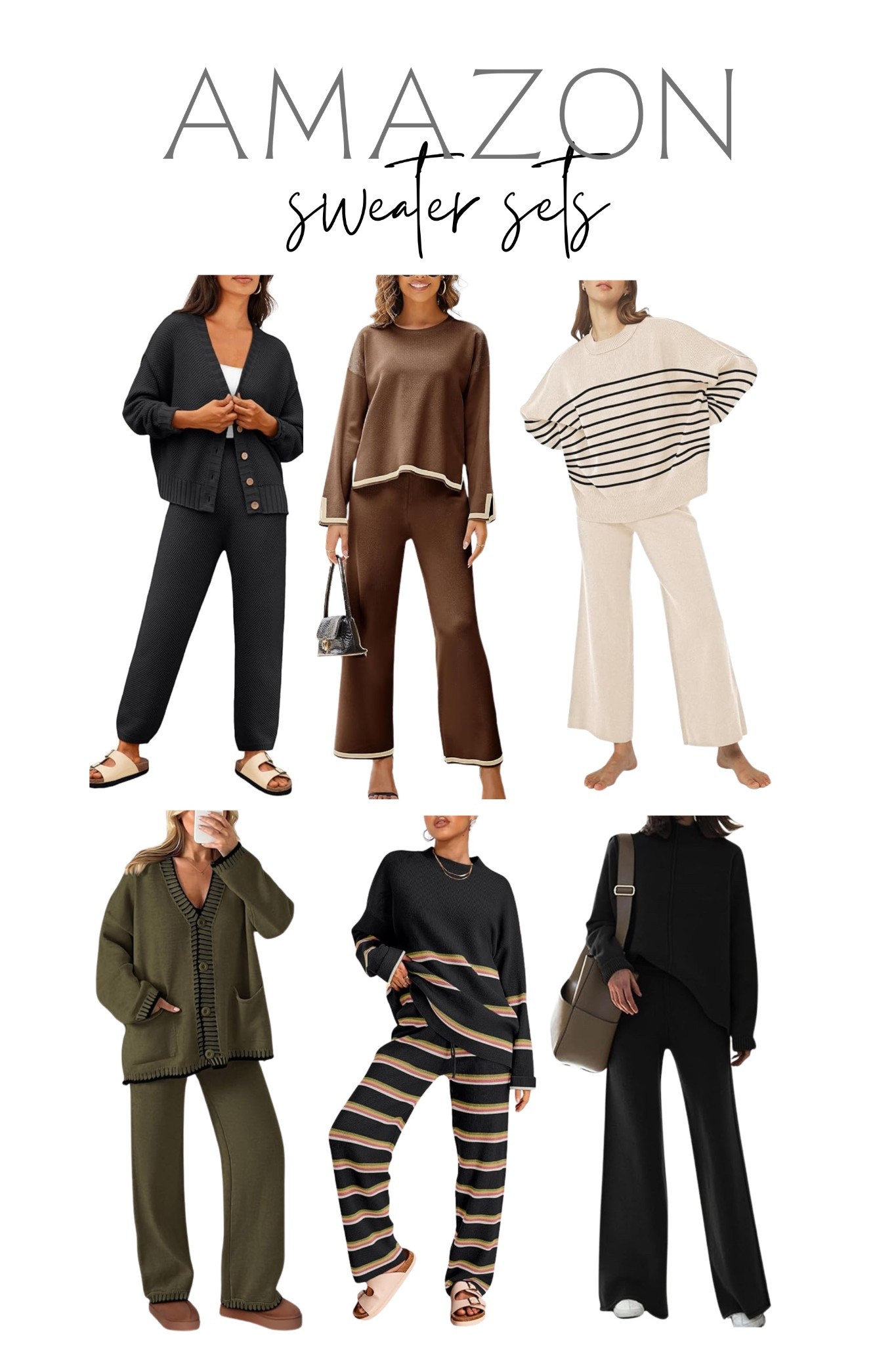 Amazon sweater sets

#LTKmomlife #LTKSeasonal