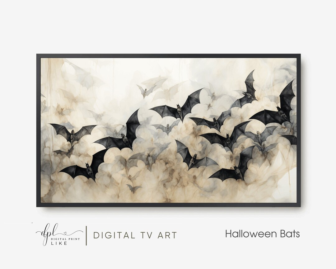 Halloween Bats Samsung Frame TV Art (digital Download) - Etsy | Etsy (US)