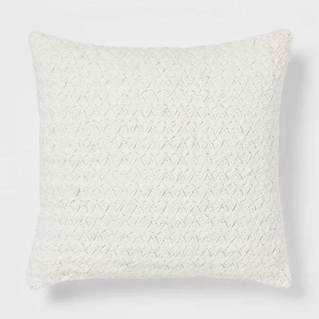 Crochet Square Throw Pillow - Threshold™ | Target
