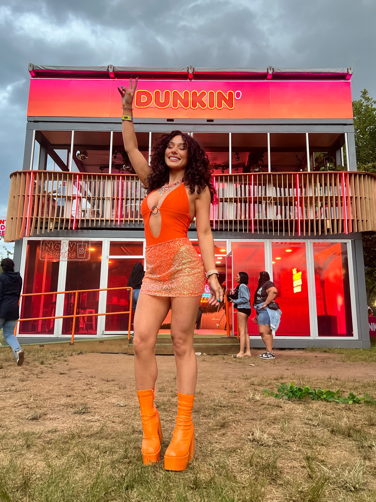 Summer music festival concert outfit look style dress sneakers petite fashion style 

Amazon / revolve / Skechers #ltkfestival orange swim one piece swimsuit pool party 

#LTKswim #LTKstyletip #LTKfit