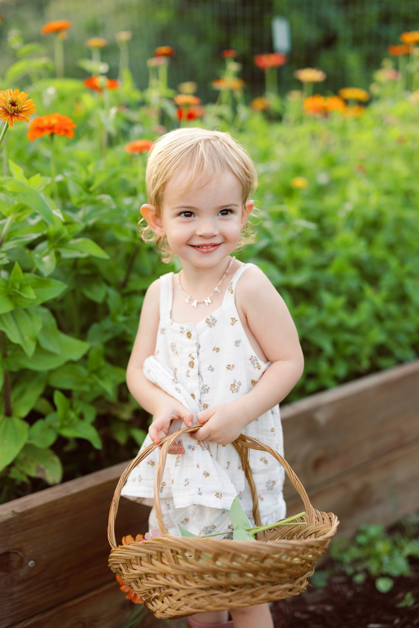 Toddler floral summer dress. Flower farm floral gathering wicker basket 

#LTKstyletip #LTKfamily #LTKkids