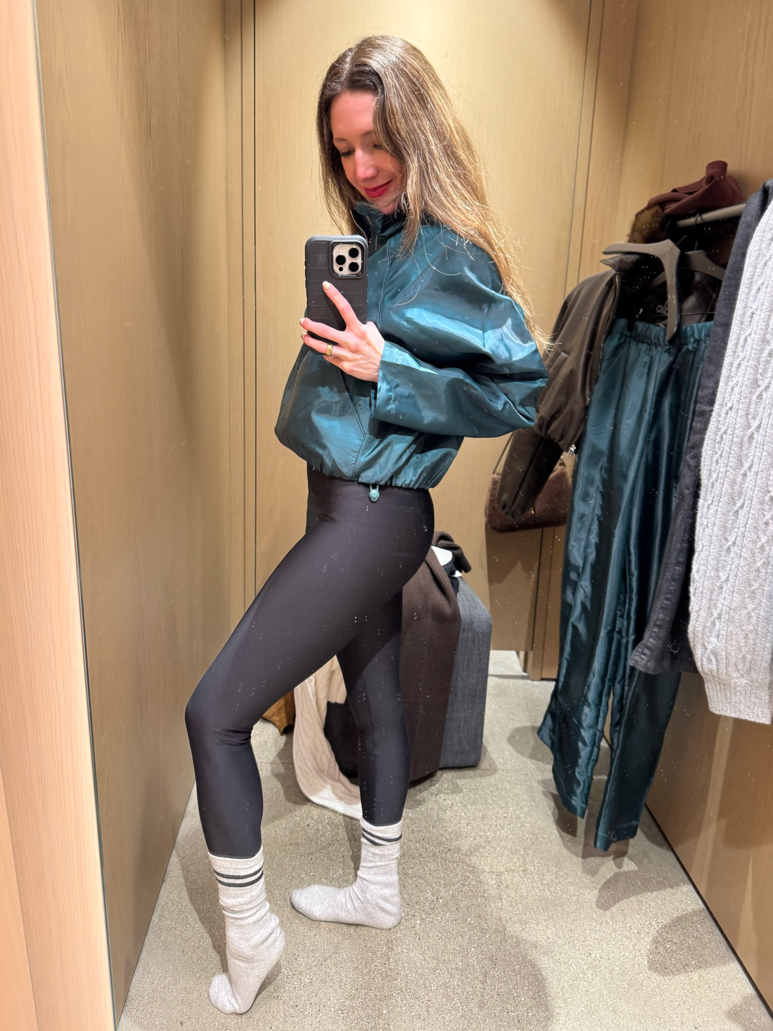 The perfect smoothing leggings! Size down 
TTS top

#LTKStyleTip #LTKActive #LTKFitness