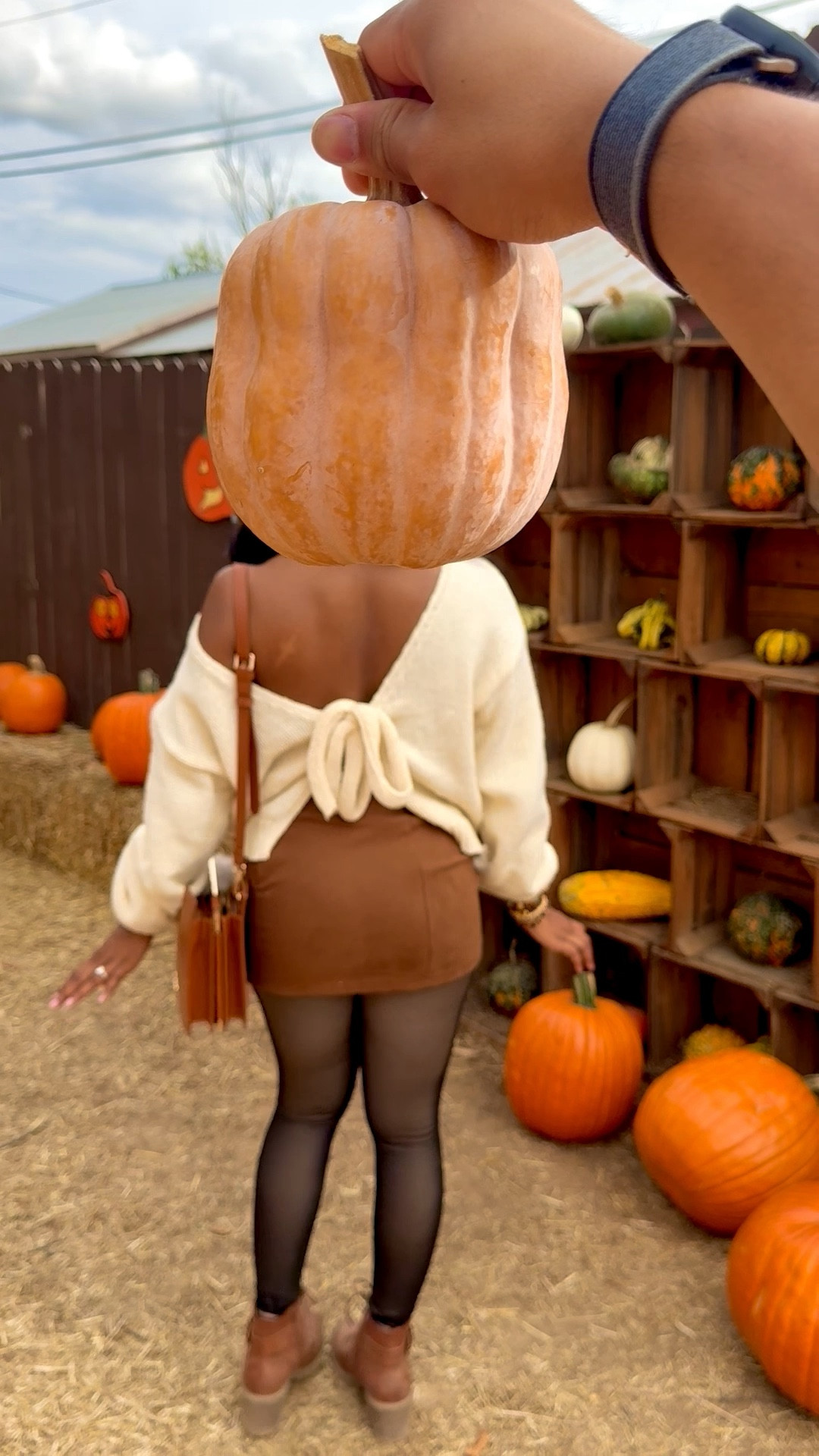 FALL DAYS DONE RIGHT 🍁✨ This apricot knit cardigan with a dainty bow detail, styled with a brown skirt and thermal leggings, is the perfect mix of cozy and cute. Perfect for pumpkin patches, fall photos, or casual coffee dates — soft, stylish, and made for chilly weather. 🎃🧡

Top = small
Tights = large 

#fallfashion #cozyfalloutfit #pumpkinpatchoutfit #apricotcardigan #brownskirtoutfit #falloutfitinspo #autumnstyle #ltkfallfashion #ltkoutfitideas #ltkwinterfashion #fallstyle2025 #knitcardigan #cozyoutfitideas #ltkaesthetic #ltkwinterstyle

#LTKFindsUnder100 #LTKFindsUnder50 #LTKStyleTip