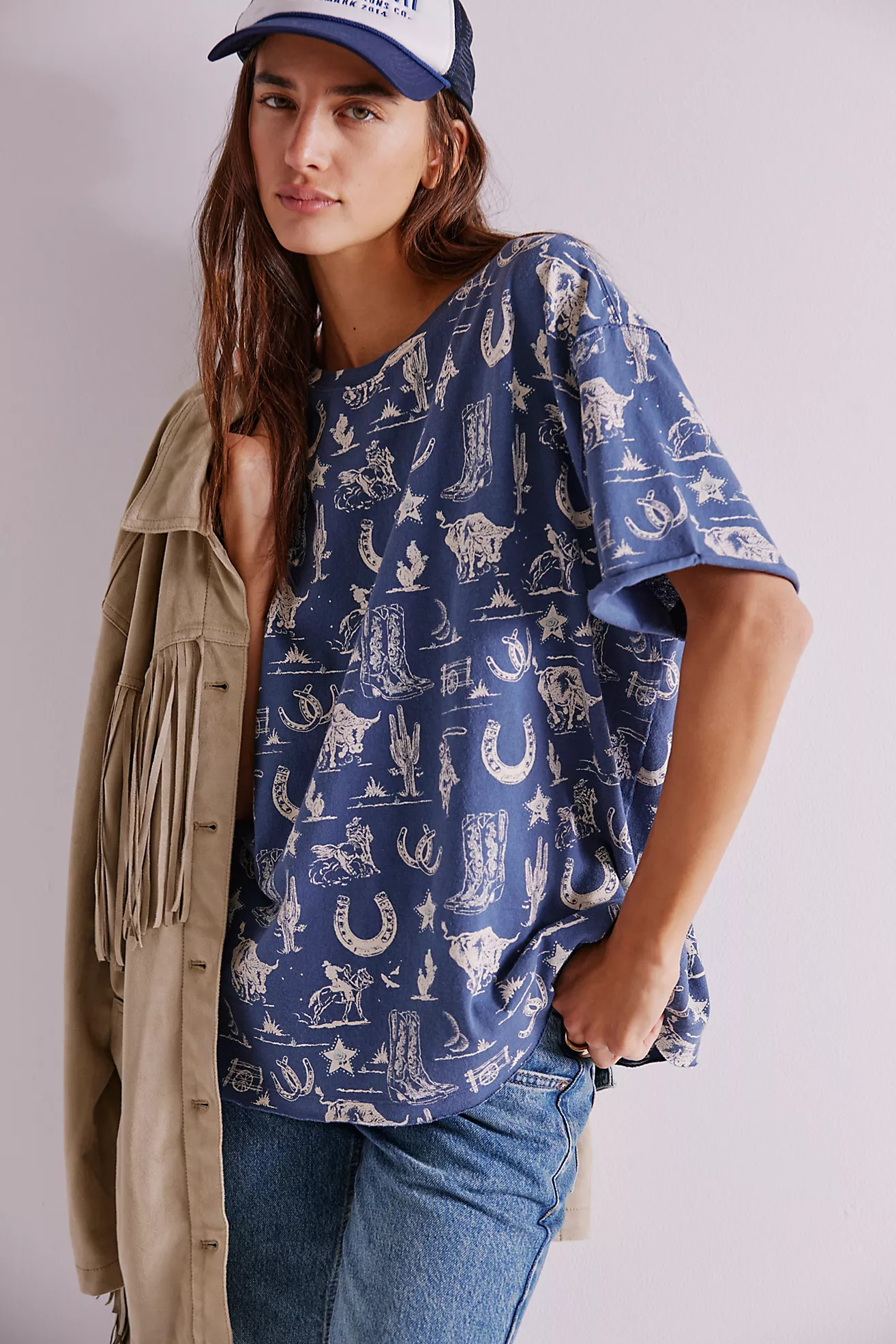 We The Free Painted Floral Tee | Free People (Global - UK&FR Excluded)