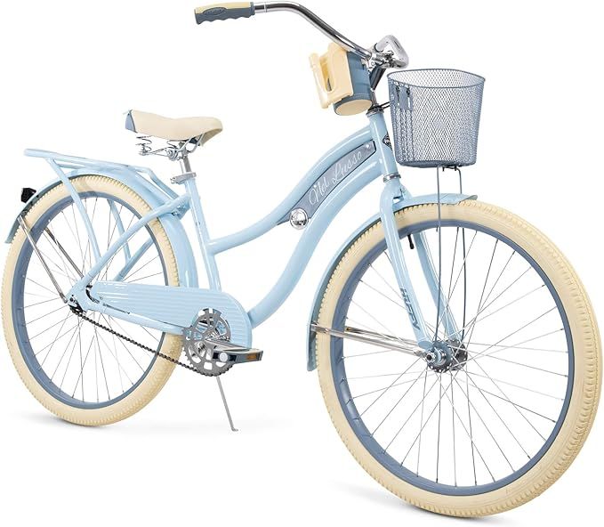 Snow Shop Everything Nel Lusso Classic Cruiser Bike Frame, Women's, Light Blue, 26" | Amazon (US)