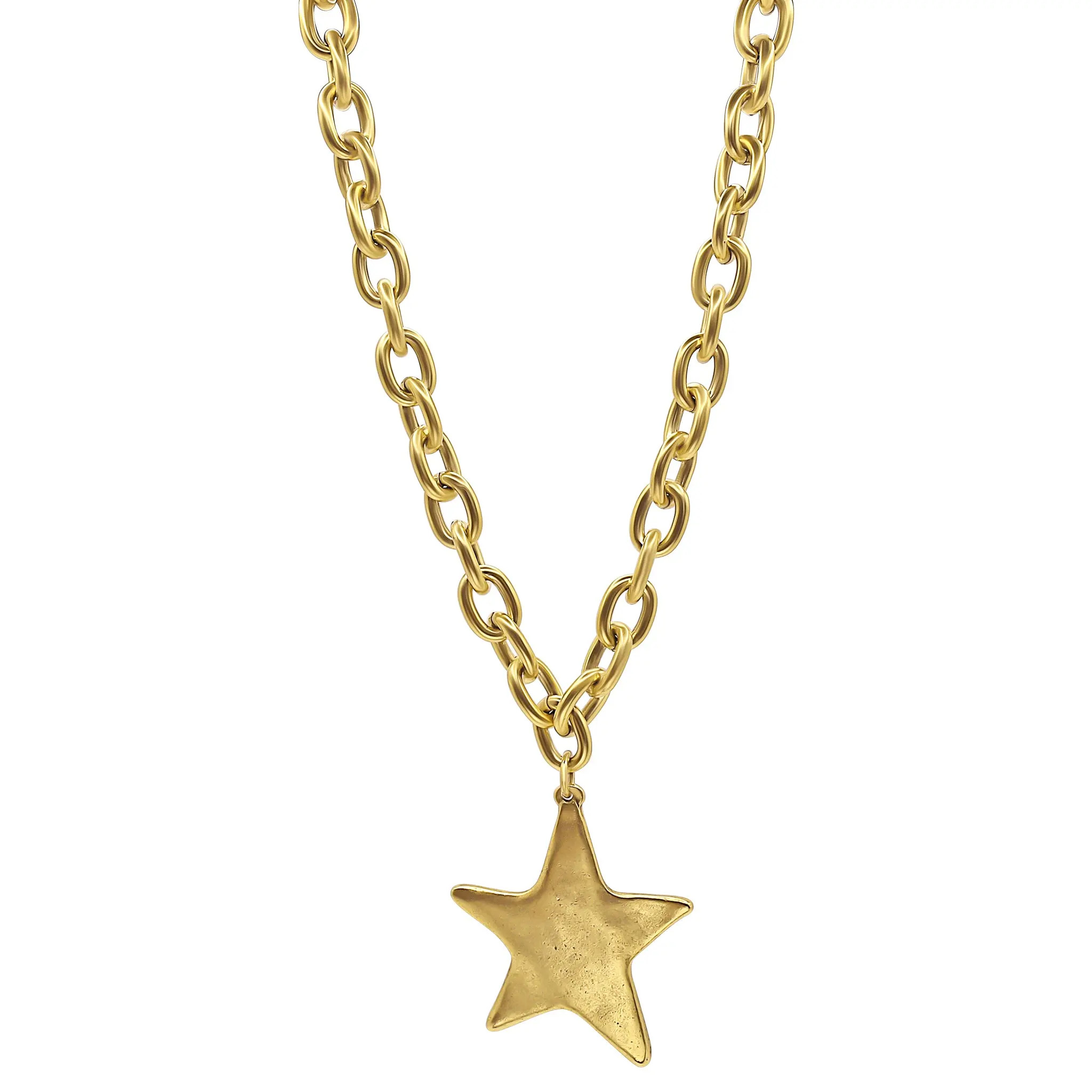 Bowood Lane Prescott Star Necklace in Gold at Nordstrom, Size 19 | Nordstrom
