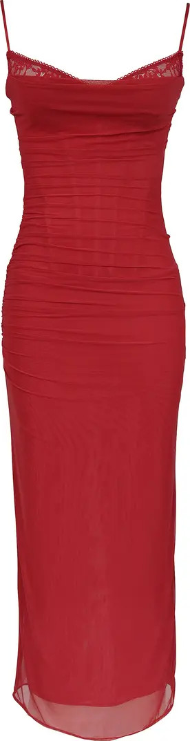 Nalini Mesh Corset Cocktail Dress | Nordstrom