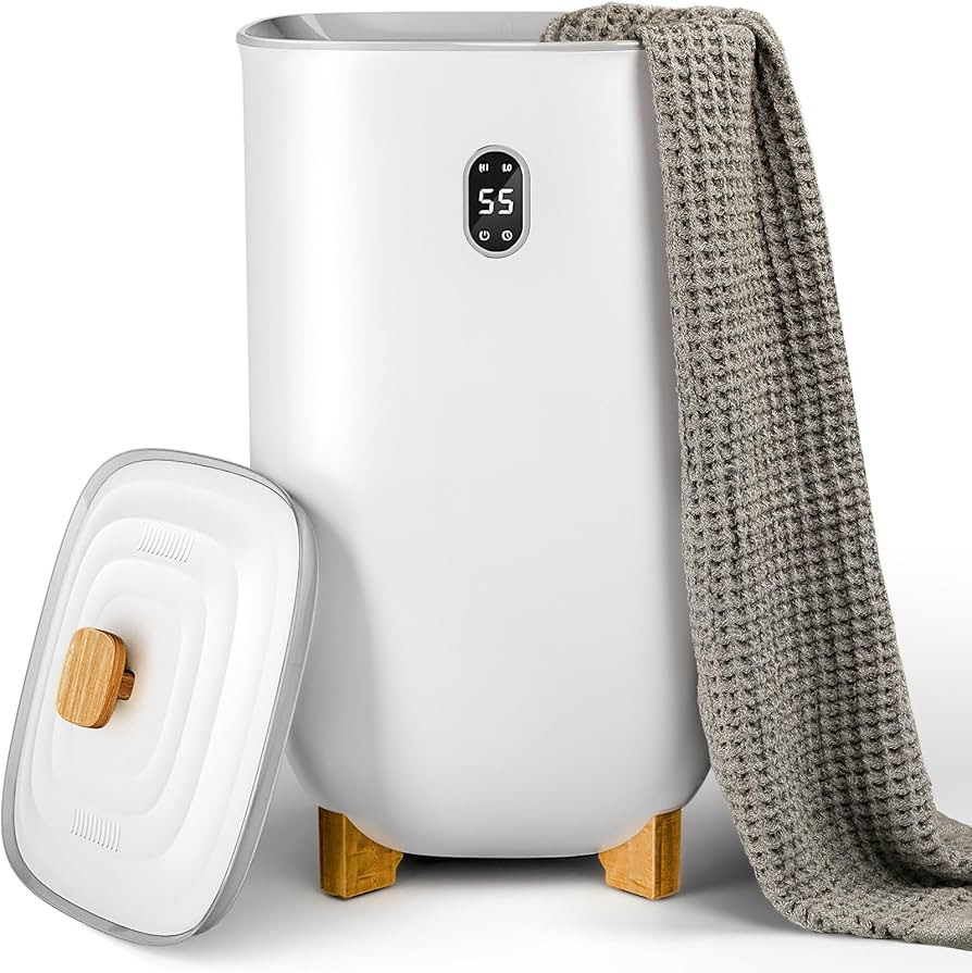 AGLUCKY Towel Warmer for Bathroom, 40L Large Towel Warmers Bucket with 2 Heating Modes, LCD Scree... | Amazon (US)