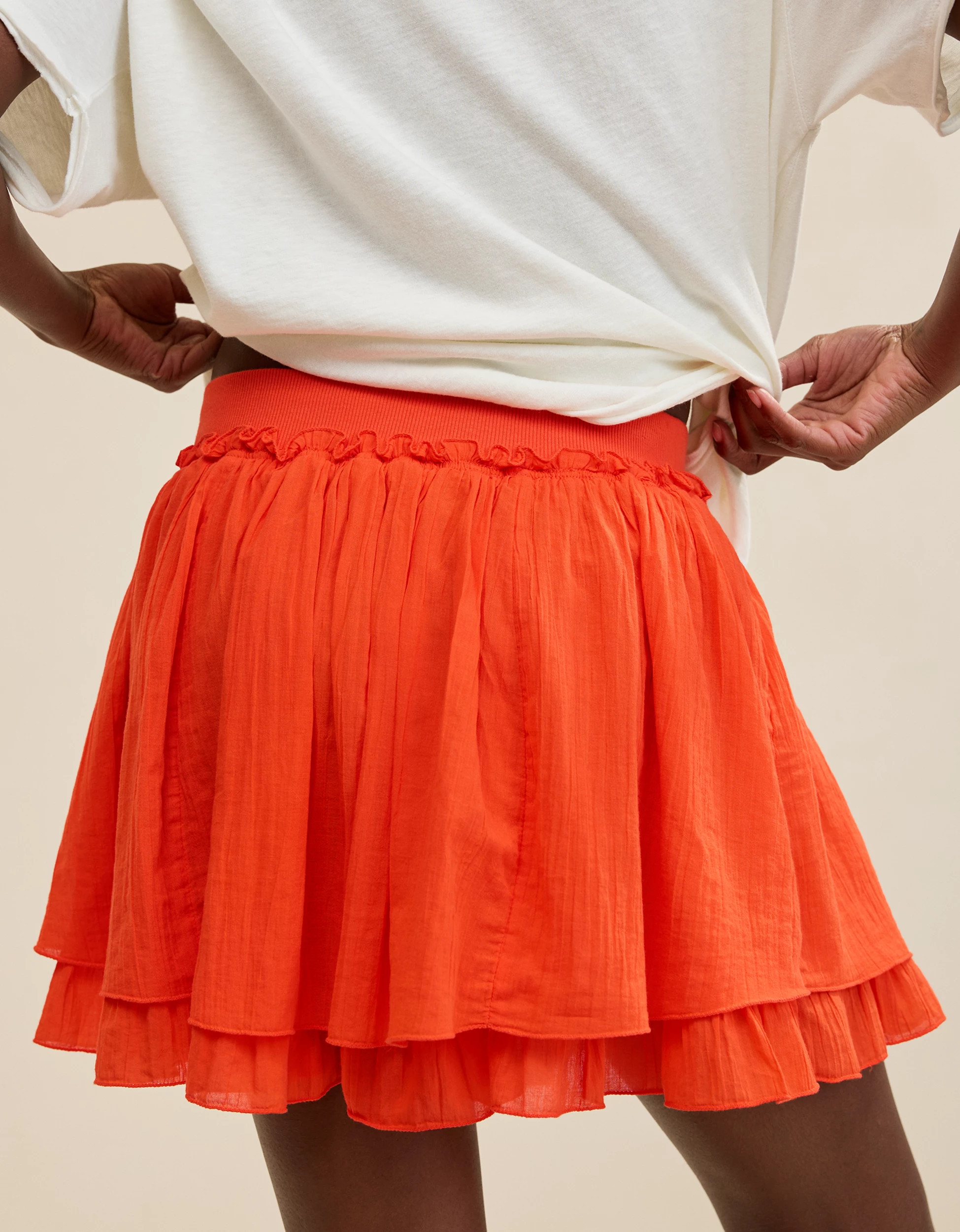 Aerie Gauze Mini Skirt | Aerie
