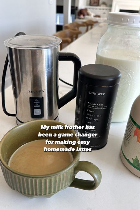 My milk frother has stepped up my homemade latte game the past 4 years!! I’ve saved so much money making my own lattes ☕️

#LTKover40 #LTKfindsunder50 #LTKhome