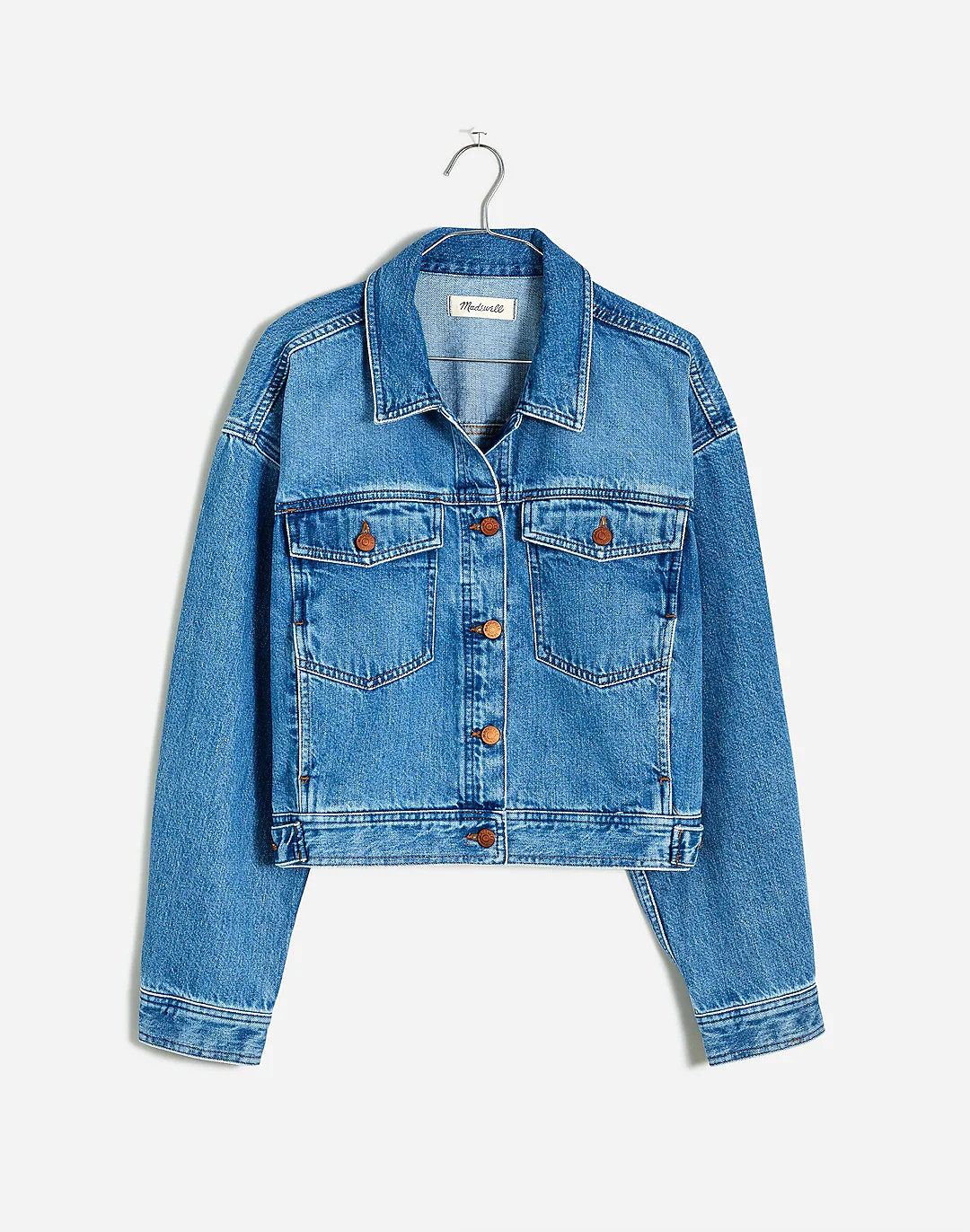 Button-Front Denim Jacket in Grenhart Wash | Madewell