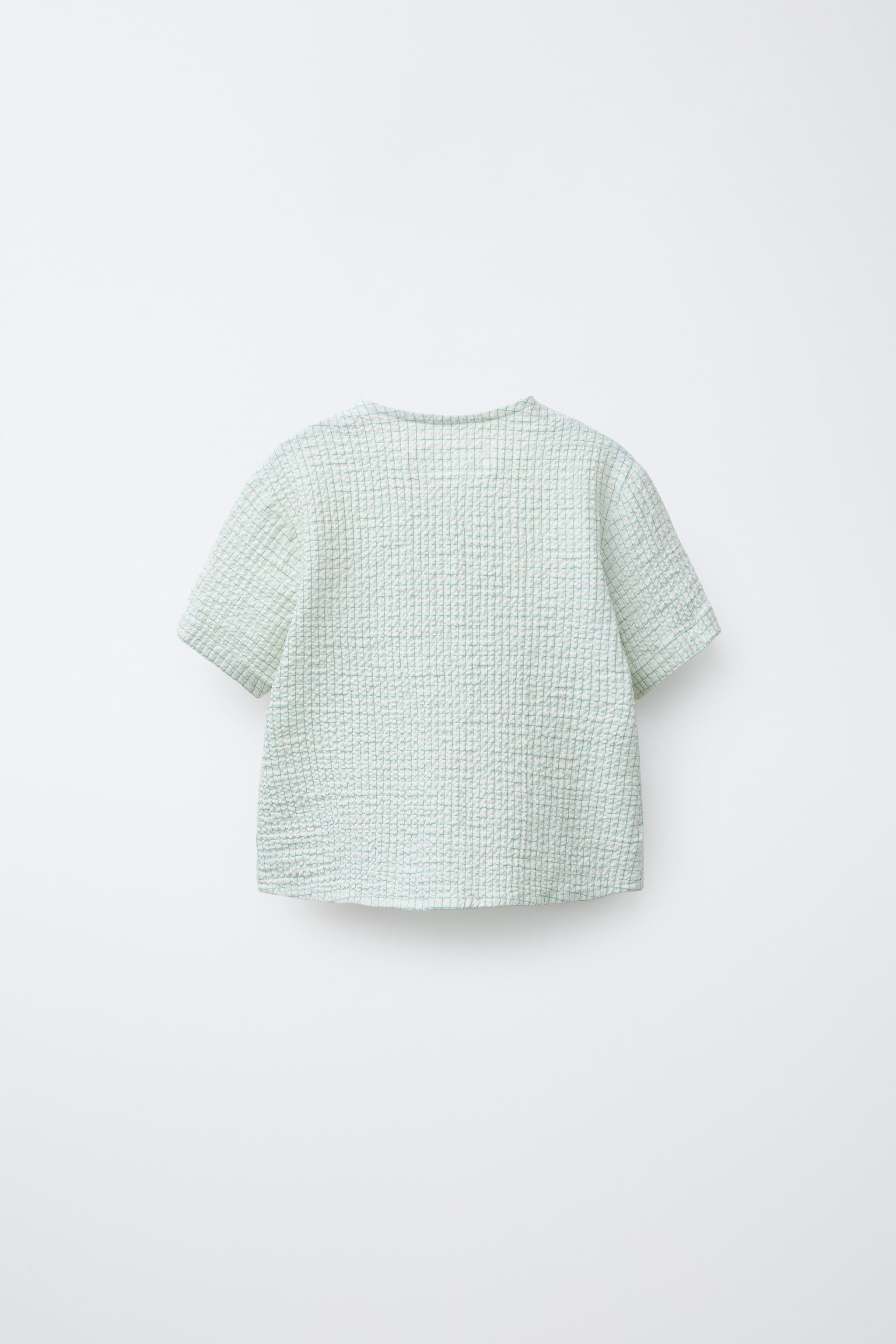 TEXTURED PLAID SHIRT | Zara US