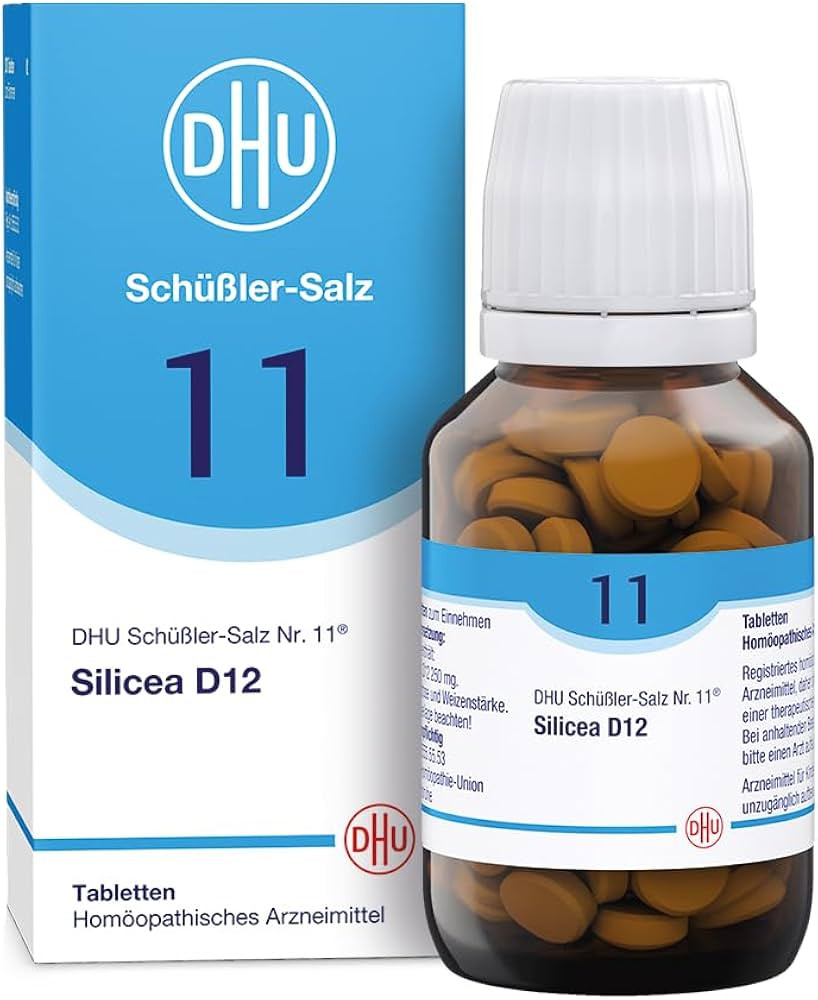 DHU Schüßler-Salz Nr. 11 Silicea D12 – Das Mineralsalz der Haare, der Haut und des Bindegeweb... | Amazon (DE)
