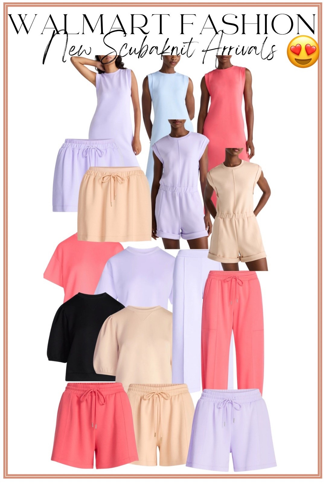 Walmart just dropped the best new Scubaknit arrivals and I’m officially obsessed 😍 These pieces are giving elevated athleisure, effortless travel outfits, and everyday mom style all in one — and the quality is SO good. Think buttery soft fabric, the perfect amount of stretch, and styles that look way more expensive than they are.

From easy throw-on dresses to matching sets, shorts, joggers, and lightweight tops… everything is designed to mix, match, and wear on repeat. The color palette is chef’s kiss too — soft lilac, neutral sand, classic black, and that pop of coral for summer 🙌🏼

If you’ve been looking for comfy + cute outfits that still feel put together… this is it. These will 100% sell fast.

#walmartfashion #walmartfinds #scubaknit #athleisurestyle #everydaystyle #momstyle #affordablefashion #summeroutfits #casualchic #neutralstyle #matchingsets #comfystyle #traveloutfits #budgetfashion #walmartnewarrivals

#LTKTravel #LTKootd #LTKPetite