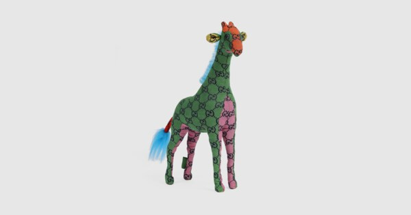Gucci New GG Canvas decorative stuffed giraffe | Gucci (US)