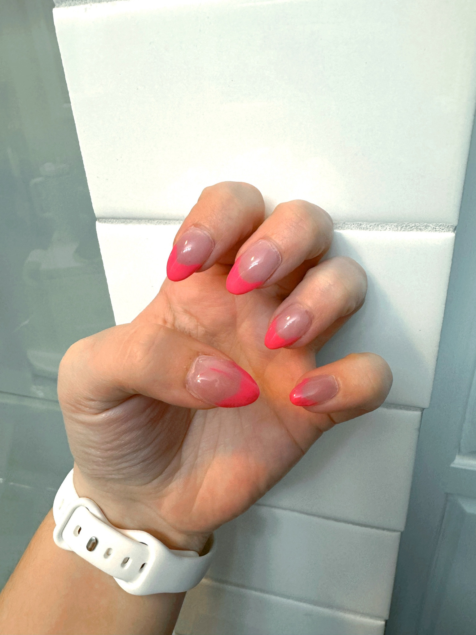 SPRING NAILS - HOT PINK FRENCH MANICURE 

#LTKbeauty #LTKstyletip #LTKSeasonal