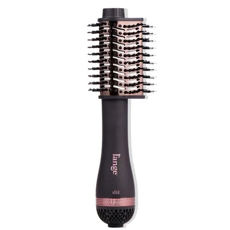 L'ange Hair Le Volume Elevé 65MM 2-in-1 Titanium Brush Dryer, 3 Heat Settings, 360° Vented Airflow, Black | Walmart (US)