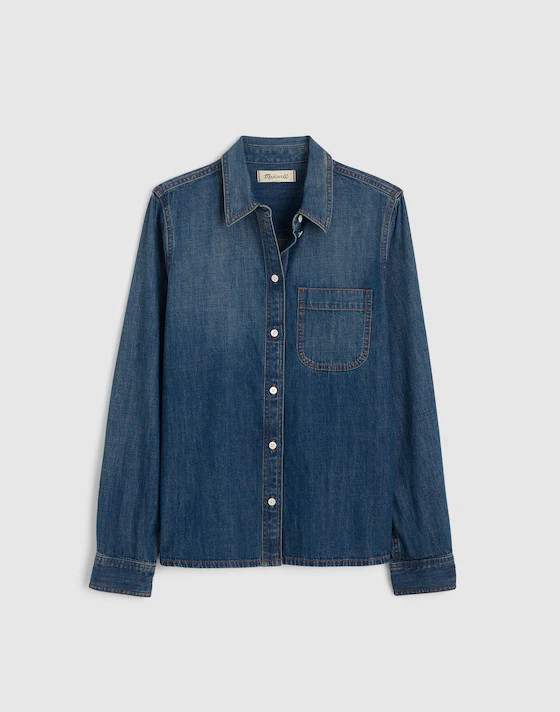 Tuckable Denim Shirt in Greendale Wash | Madewell | Madewell