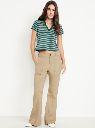 Mid-Rise Flare Pants | Old Navy (US)