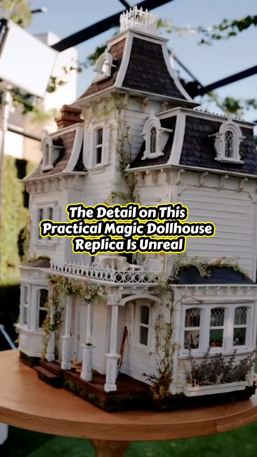 The detail on this is out of this world! ✨ Creator Sarah Maggie brought her hyper-realistic Practical Magic dollhouse straight to the red carpet, and walking room-by-room through the iconic Owens Victorian set is pure magic for any fan of the movie. Every single nook captures that cozy, witchy aesthetic we all fell in love with.  Which room from the Practical Magic house would you want to live in?

#LTKPetite #LTKdayinmylife #LTKstorytime