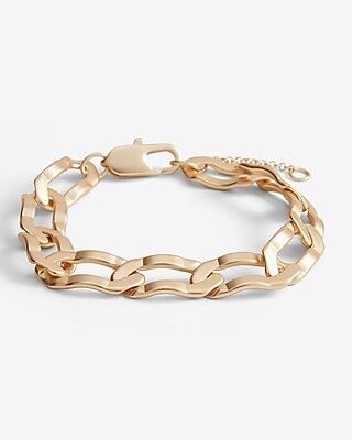 Crinkle Paperclip Chain Bracelet$20.00$20.00shiny gold 413$20.00Shiny Gold 413Size ChartAdd to Ba... | Express