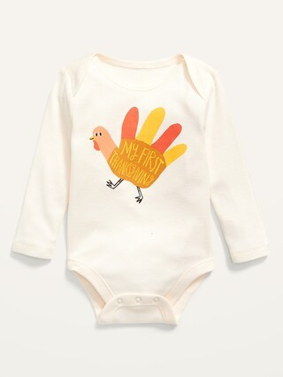 Unisex Long-Sleeve Graphic Bodysuit for Baby | Old Navy (US)