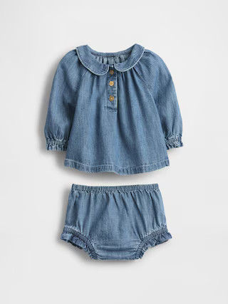 Baby Denim Bubble Outfit Set | Gap (US)