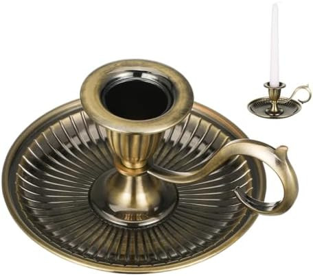 HOMSFOU Retro Candlestick - Small Zinc Alloy Candle Holder, for Party Wedding Christmas Table Hom... | Amazon (US)
