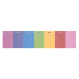 11.75" Rainbow Weekly Sticky Note by Celebrate It™ | Michaels Stores