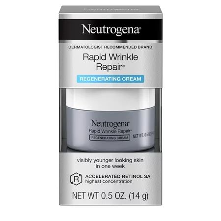 Neutrogena Rapid Wrinkle Repair Retinol Face Cream, Mini, 0.5 oz | Walmart (US)