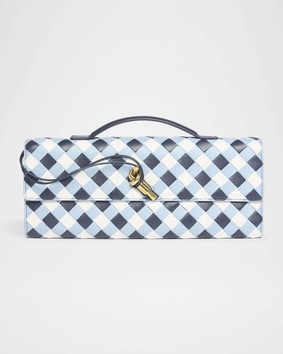 Bottega Veneta Andiamo Clutch Bag with Handle | Neiman Marcus