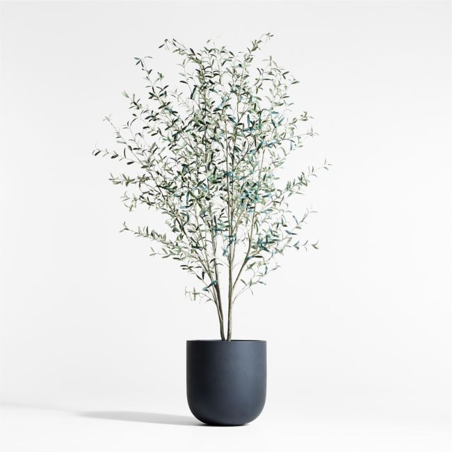 Potted Faux Olive Tree 9' | Crate & Barrel